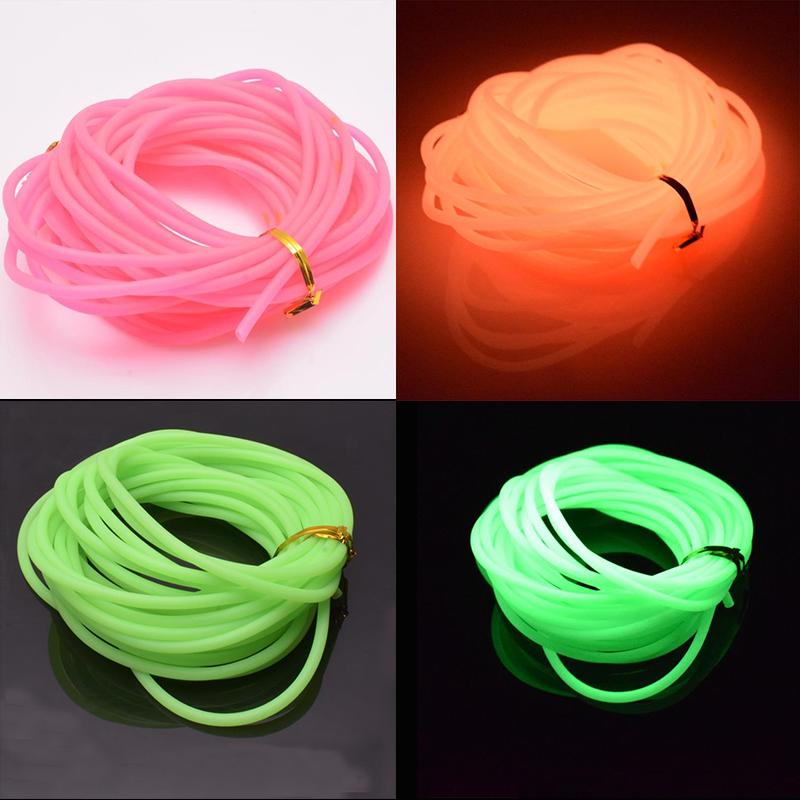 5-Meters/Bag Night Light Tube, Deep Water High-Pressure Fishing Line Tube, Soft Rubber Fishing Night Light Tube