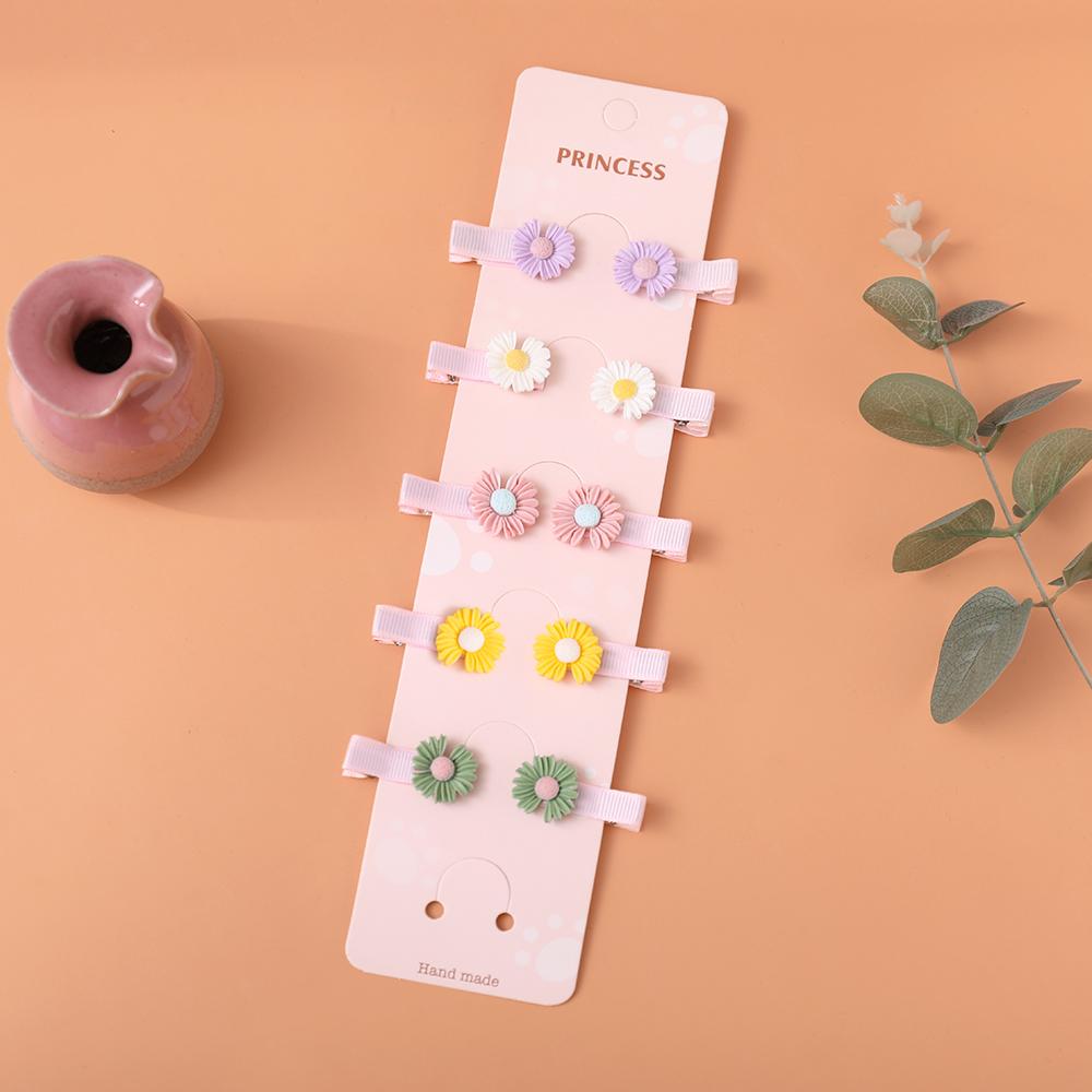 Haarnadel Cartoon Niedliche Kinder Haarnadel Set Baby Haarnadel Baby Mädchen Schleife Blume Haarnadel Stern