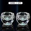 Tea Set Master Cup, Crystal Glass, Gold Leaf Tea Bowl, High-End Tea Brewing Cup, Kung Fu Cup, Household Use