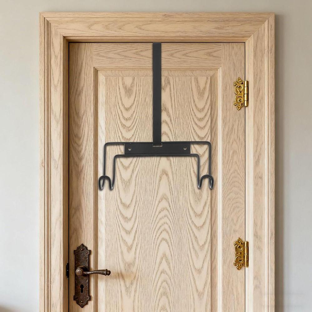 No-Punch Door Hooks Hanger Hanging Door-Back Clothing Hangers  Bedroom Accessories