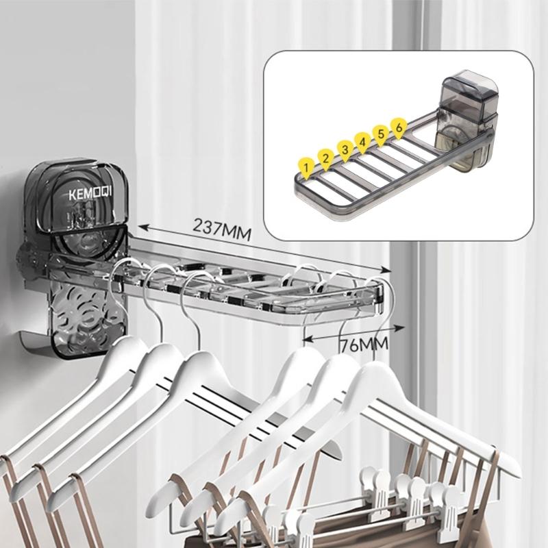 Platzsparender Wäscheständer Innovativ gestalteter Saugknopf-Wäschetrockner Vielseitiger Kleidungstrockner