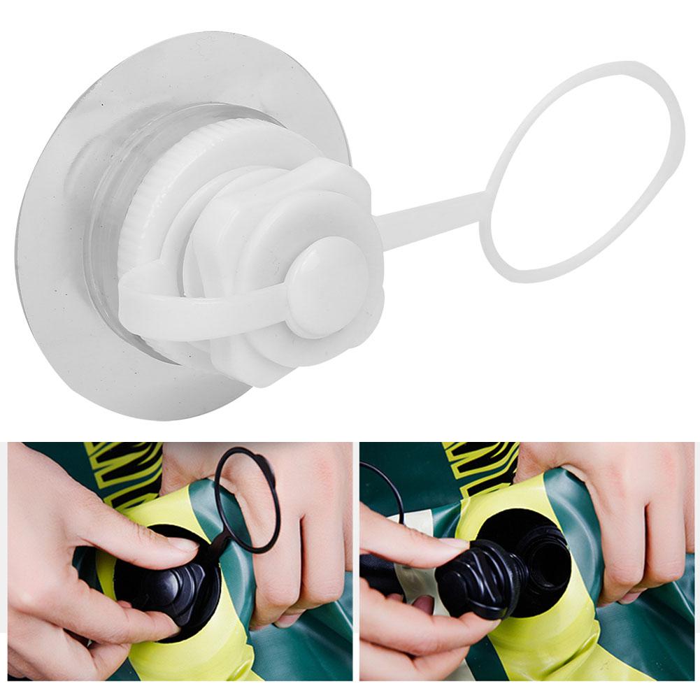 TPU Nozzle Octagonal Valve Inflatable Kayak Boat Valve Nozzle Base PVC Black