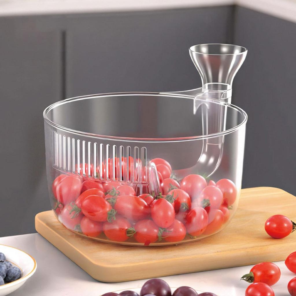 Kitchen Drain Basket Storage Shaped Portable Colander Vegetable Fruit Drainer for