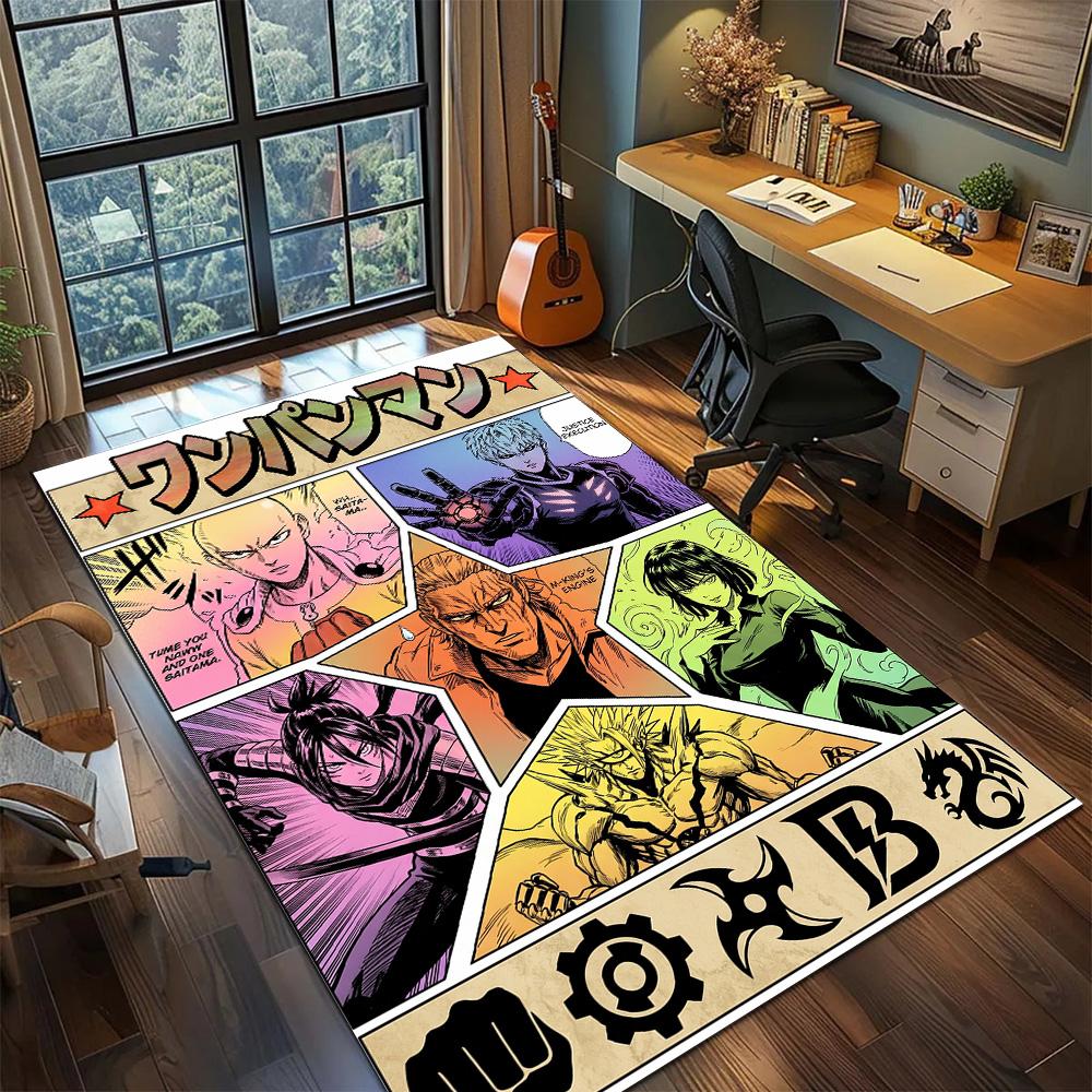 One Punch Man Carpet Floor Mat Home Room Decor Washable Non Slip Large Area Gamer Bedroom YUN6512