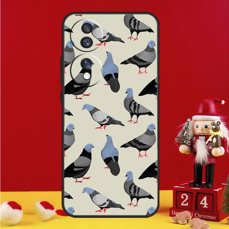 Pigeons Collage Case For Honor Magic 7 6 8 Pro Honor Win X9a X9b X9c X9d X8c X8b 50 70 90 200 400 Lite Cover