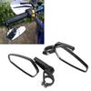 2PCS Motorcycle Rearview Mirror High Definition Clear View Aluminium Alloy Handlebar Side Mirrors for Motorbike