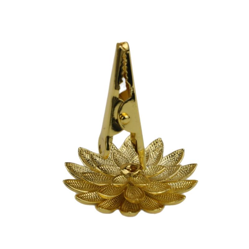 1/4 Stuks Wierookstokhouder Mini Lotus Geurclip Wierookbrander Kegels Rokerige Theehuis Sandelhout Spiraalbasis Woondecoratie