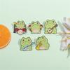 Niedliche Froschband Emaille-Pins Schmuck Einzigartige Tier-Musiker-Broschen Revers-Abzeichen für Kinder und Freunde Schmuckgeschenk