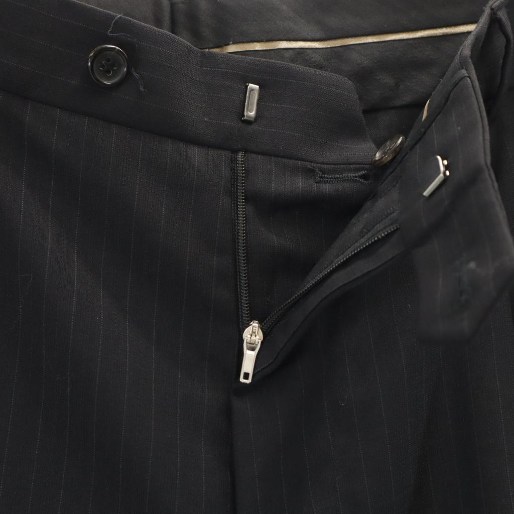 HUGO BOSS Striped Pattern suit Setup 52 black Men's Used