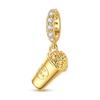 Charms 925 Silver Golden Lucky Star Ballet Shoe Heart Bead Pendant Charms Fit Bracelet Necklace Womens Jewelry