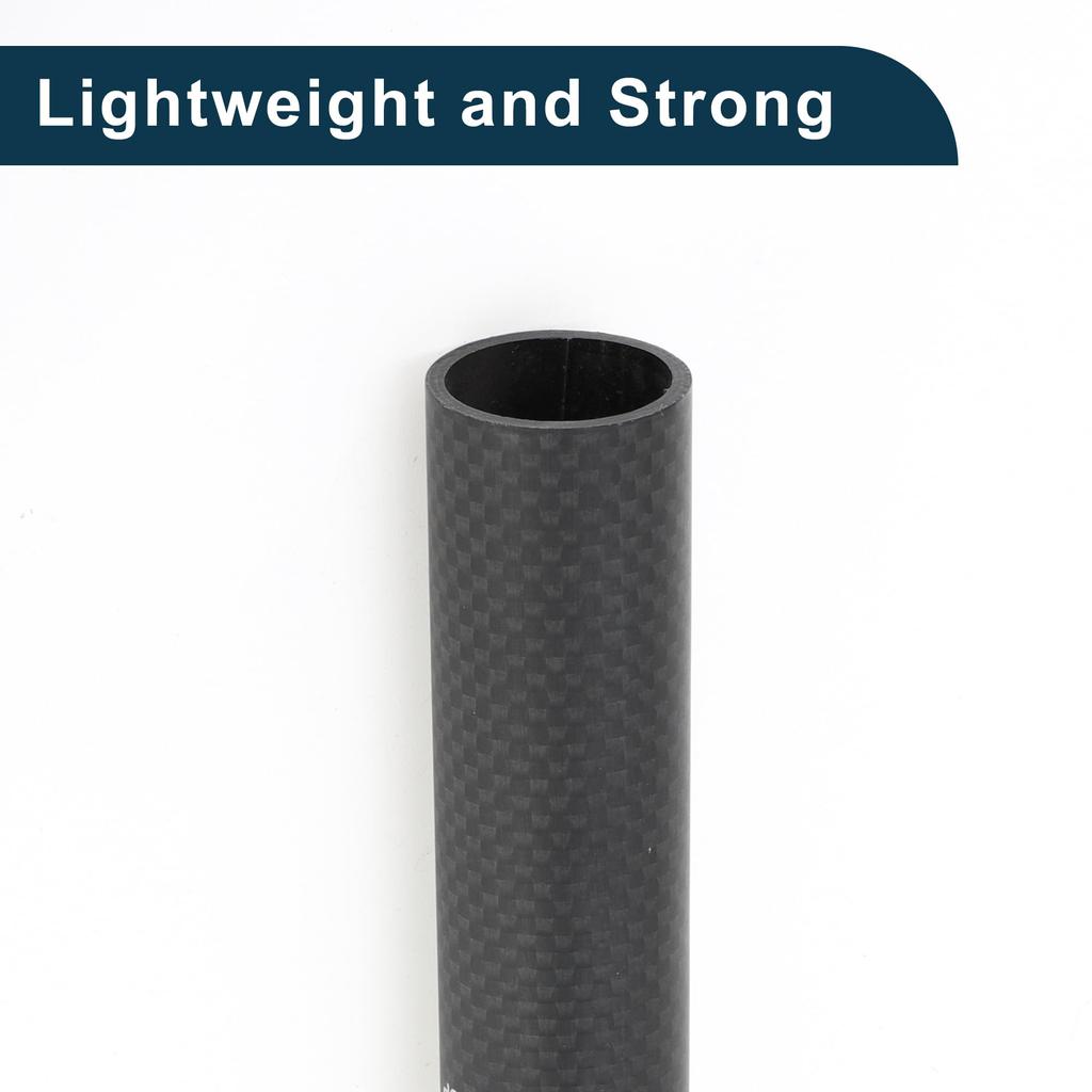 TUCKBOLD Lightweight Bicycle Seatpost, Bicycle Saddle Post, Seat Tube, Matte Black, 33.9x300mm, Carbon Fiber, 1 Piece