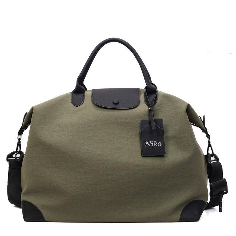 

Large capacity travel bag Lightweight maternity storage bag Fitness sports Yoga bag Travel business trip Hand luggage bag Women армия зеленый