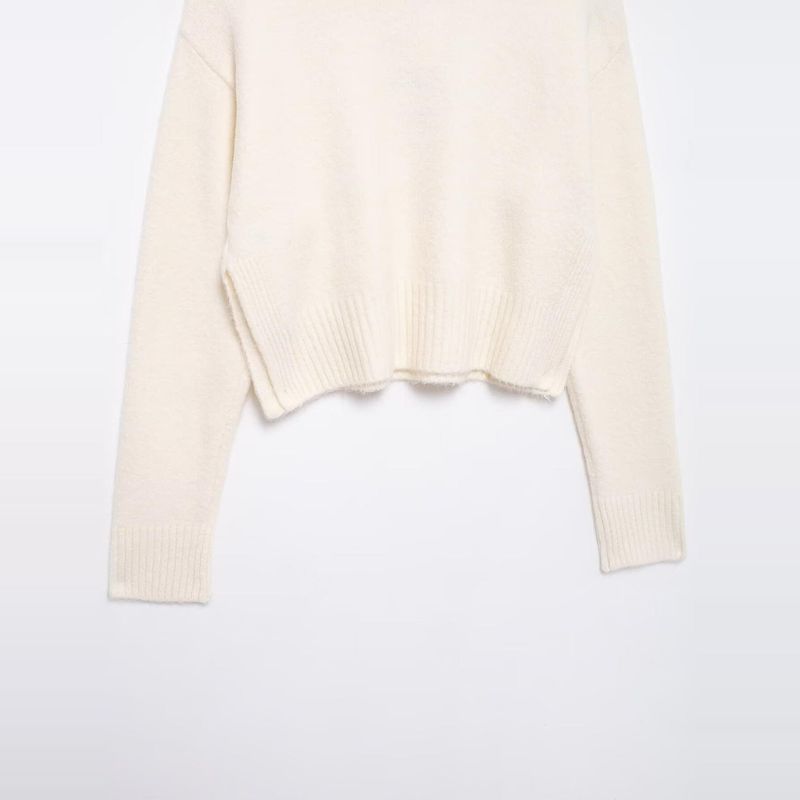 Kaslead New Arrival Women's Clothing Fashion Style Stylish Simple and Versatile Soft Short Knitwear 5536200