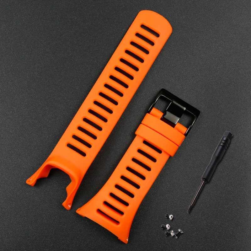 Suunto Ambit Series Peak Outdoor Silicone Rubber Watch Strap for Men