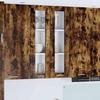 Hanging Cabinet Smoked Oak 60 x 31 x 100 cm Wood Based Material