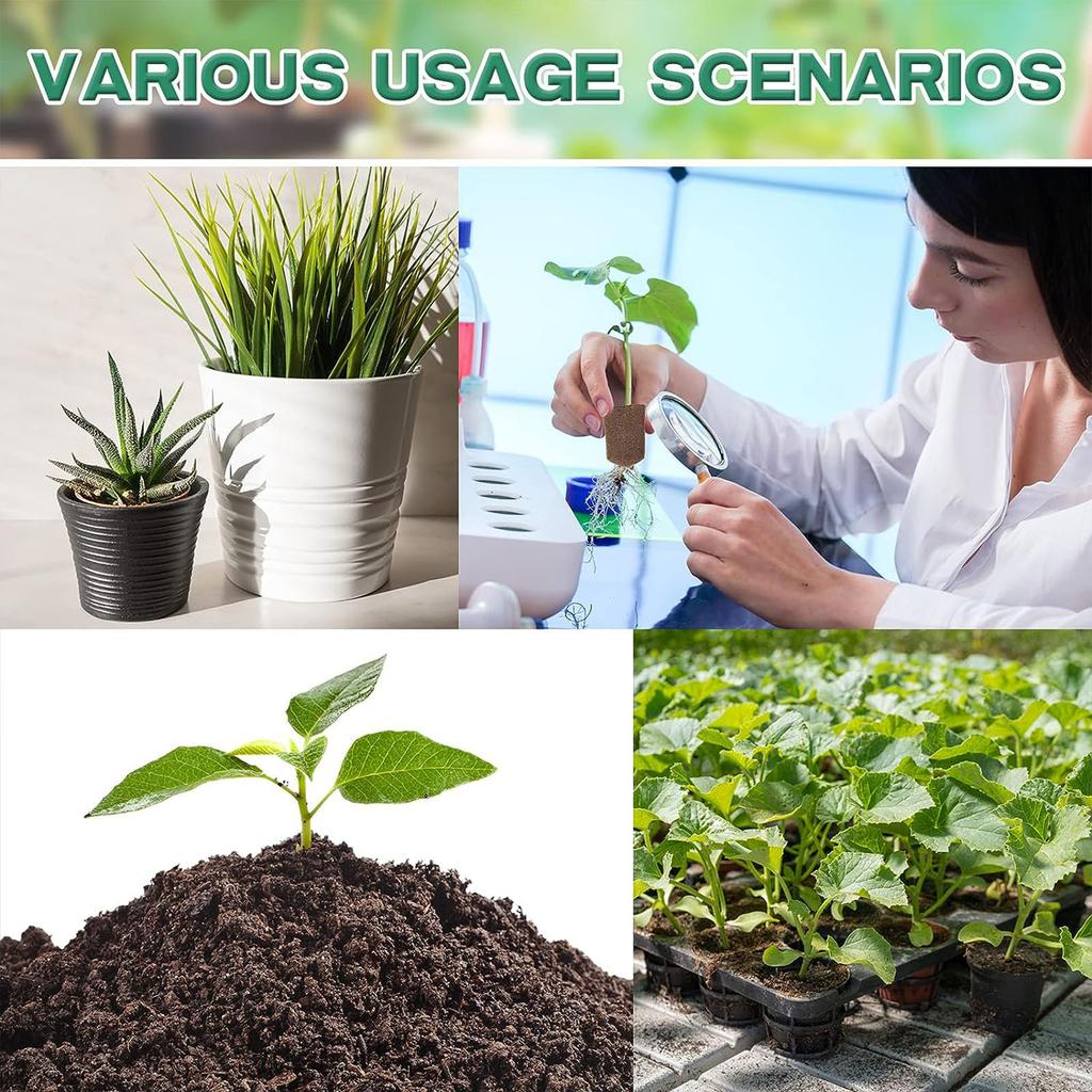 30pcs Plant Seedling Pot Inorganic Carbon Mud Planting Sponge For Seed Germination And Shaping Practical Gardening Accessories