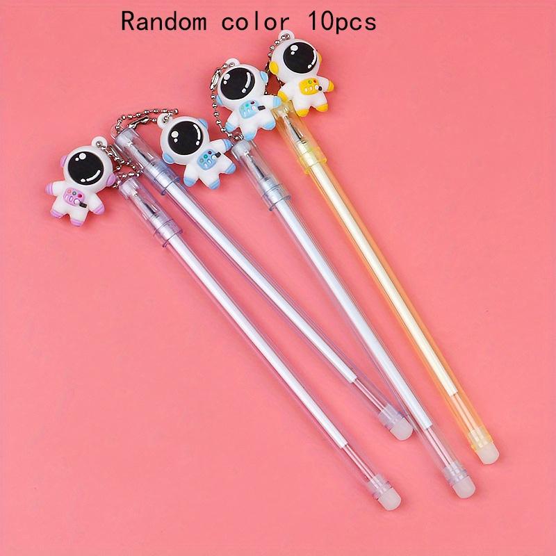 

Возвращение в учебный сезон 10 шт. нейтральная ручка-подвеска в виде астронавта Starry Spaceman 0,5 мм с черной иглой для письма ученикам Random color 10pcs