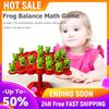 Montessori Tabletop Game Toys Fun Educational Frog Balance Board Game Parent-child Interactive Frog Balance Math Two-player Kits
