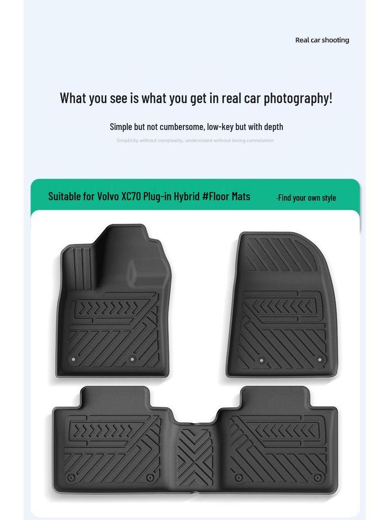 2026 Volvo XC70 TPE Floor Mats & Trunk Liner