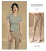 Women's Quick-Dry Short Sleeve Yoga & Running T-Shirt - Lightweight Summer Fitness Top