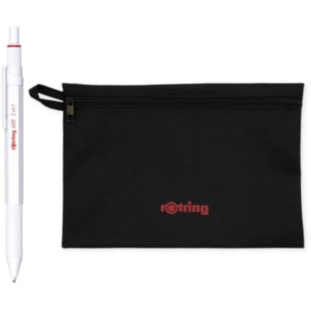 RotRing Rotling Multifunction Pen Ballpoint Pen 2 Colors (Red Black) & Mechanical Pen 600 3 in 1 ...