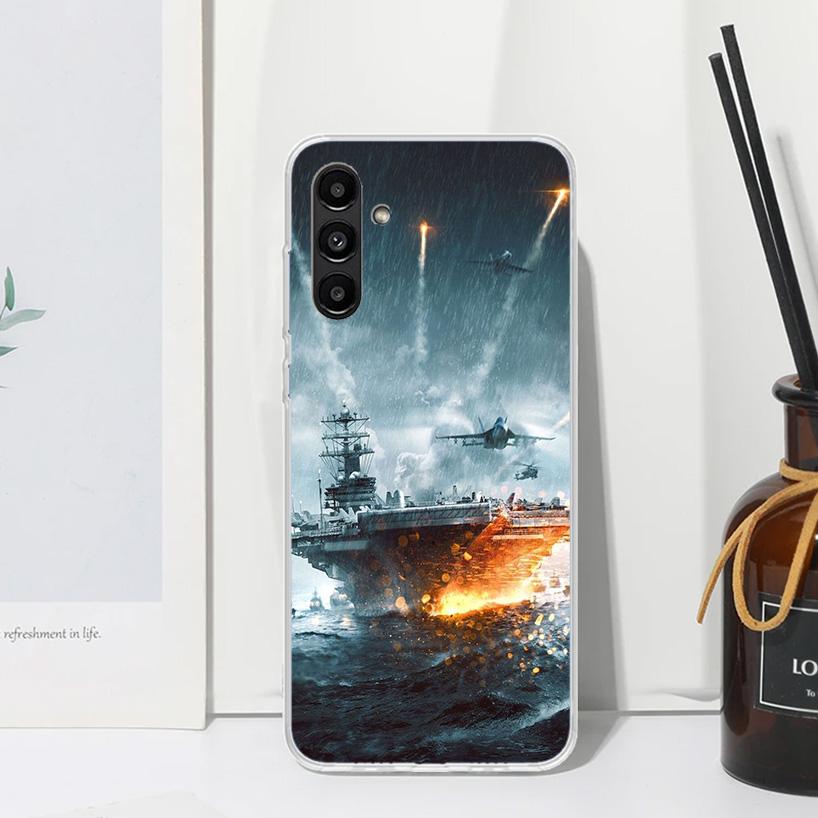 Military Aircraft Warship Fighter Phone Case For Samsung Galaxy A15 A25 A35 A55 A14 A24 A34 A54 A13 A23 A33 A53 A12 A22 A32 A52