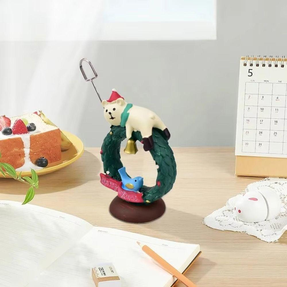 Cartoon Resin Christmas Tree Ornament Mini Zakka Christmas Tree Model Desk