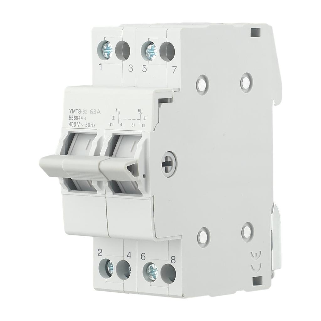 Transfer Switch 2P 8KA AC400 Dual Power Manual Tool