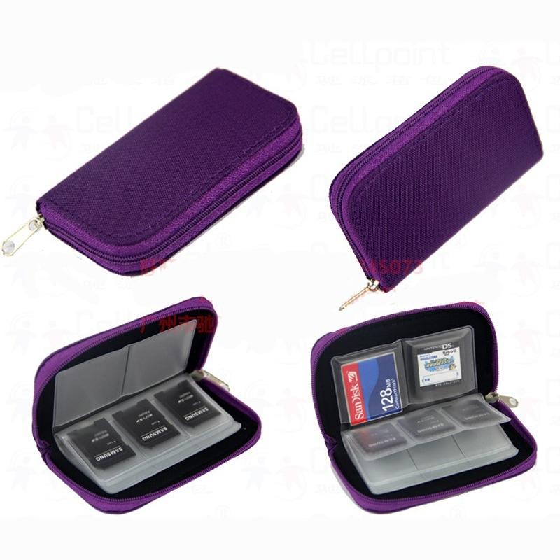 22 Slots Memory Card Case Flash Nano SIM Card Storage Carrying Pouch
