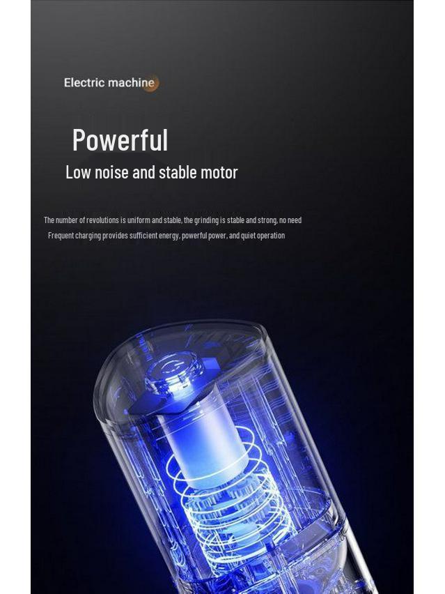 Electric Coffee Bean Grinder - Portable Hand-Crank Coffee Maker, Small Automatic & Household Use