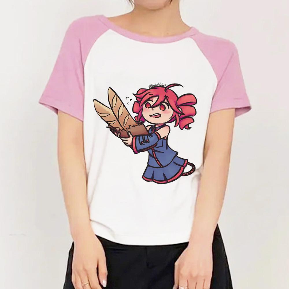Kasane Teto top tees teen Retro Trendy Pastel Gothic Digital Classic shirt Colorful Classic Pop Culture hip hop 2000s Pastel