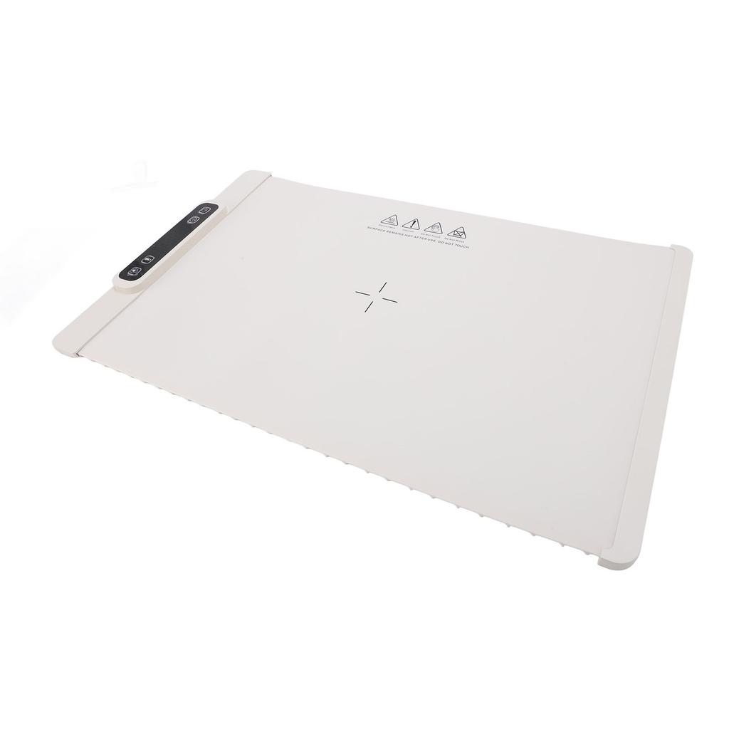 Elektrische Warmhalteplatte Vollflächenheizung Aufrollbar Tragbar Silikon 3 Temperatureinstellungen Vielseitiger Speisenwärmer 60