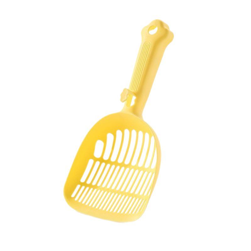 **New Arrival: Large Tofu Cat Litter Scoop - Thickened Shovel for Efficient Waste Filtering**