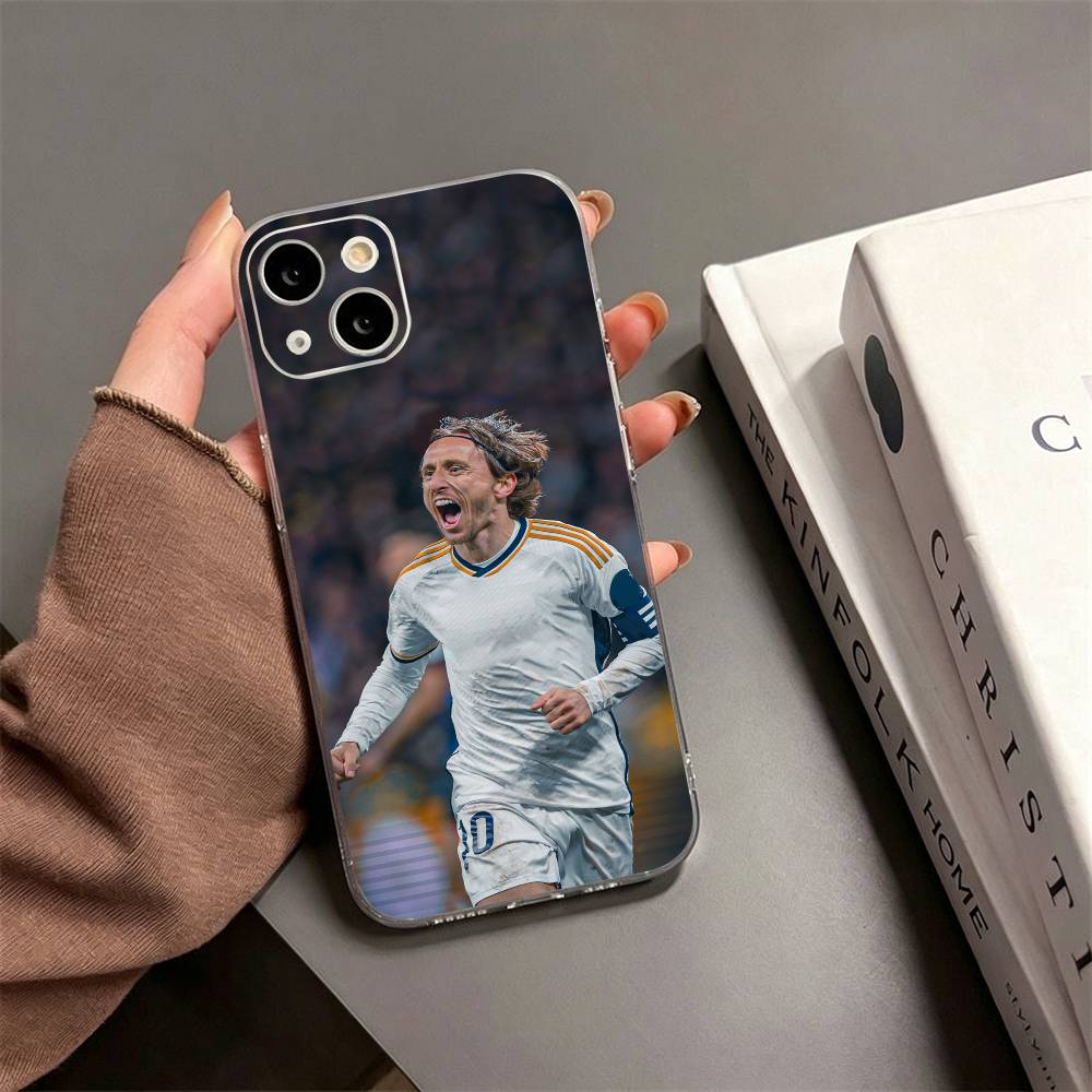 Luka Modric Phone Case For iPhone17,16,15,14,13,12,11 Plus,Pro Max Soft Transparent Cover iPhone12