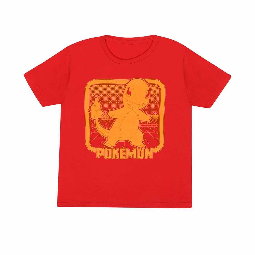Pokemon Childrens/Kids Charmander Retro T-Shirt