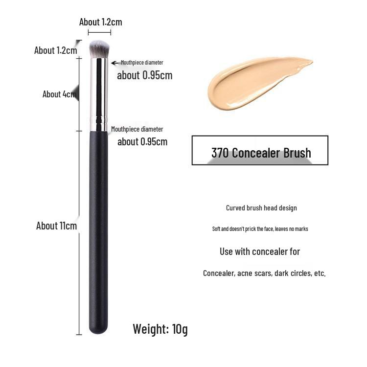 

Concealer & Foundation Brush Set: 270, 370, 170 - Highlight & Bristle Brushes for Professional Makeup