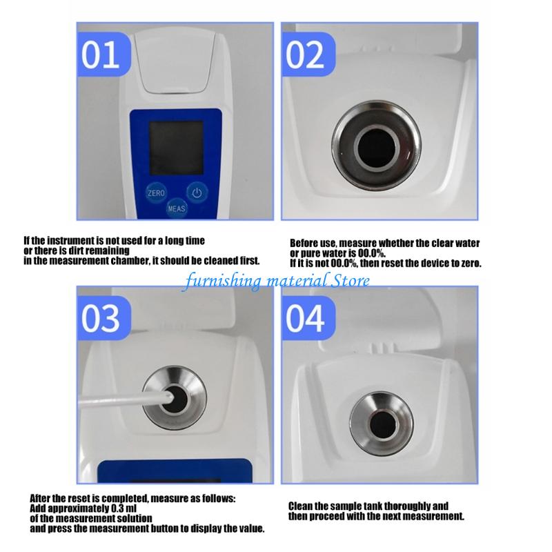 Y5GD 0-55% Digital Refractometer Urea Concentration Meter Instrument Urea Detector