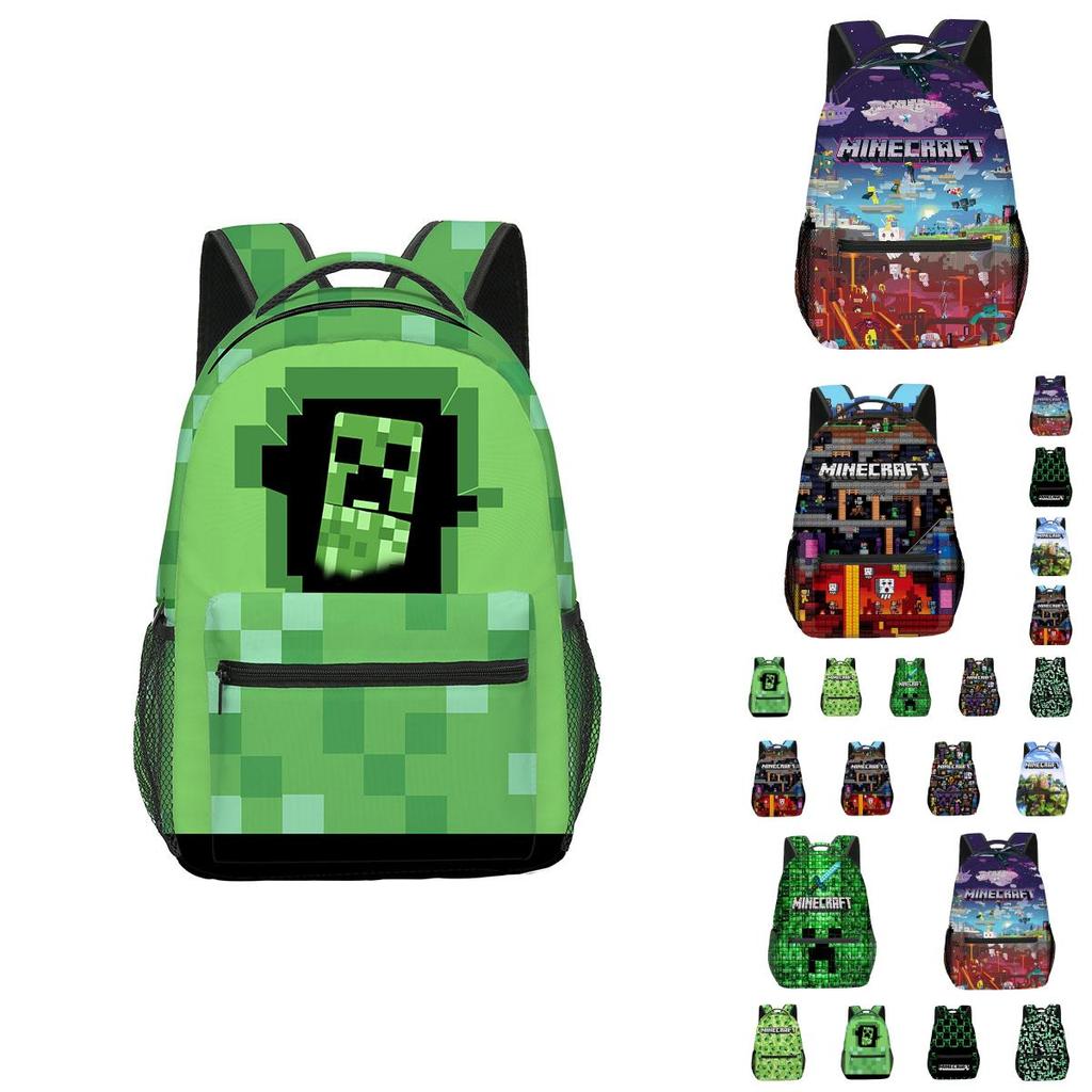 New Arrival Minecraft Kids Backpack For Elementary School Students