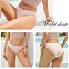 4PCS/SET Women's Cotton Panties Sexy Soft Striped Underpants Solid Color Briefs Female Comfortable Stretch Lingerie M-XL