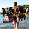 A-N-Nirvana-Rock Band Asciugamano da Bagno Microfibra Morbido Assorbente Traspirante Per Ragazza Bambini Decorativo Cartone Animato Asciugamano da Spiaggia