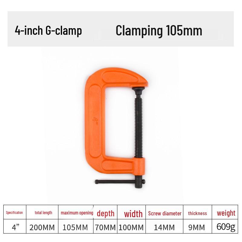 Quick Woodworking A-Clamp for Marble & Stone, Thickened Spring, 4/6/9 Inch