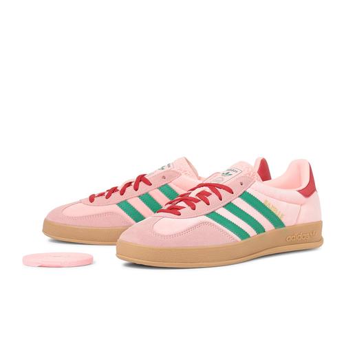 Adidas WMNS Gazelle Pink Velvet Green JI2713 Women's Size