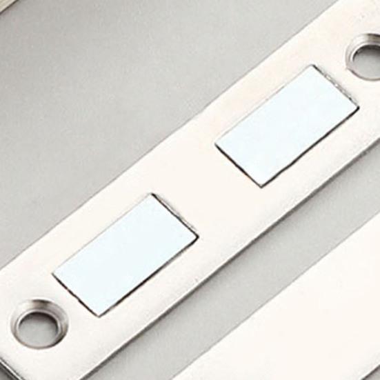 1 Set Ultra Thin Magnetic Door Catch Heavy Duty Stainless Steel Cabinet Door Magnet Adhesive Kitchen Closet Cupboard Drawer Magnetic Latch