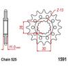 For Yamaha TDM900 2002-2013 MT10 MT-10 SP 2017-2024 YZF-R1 YZFR1 2015-2024 525 Motorcycle Front Sprocket