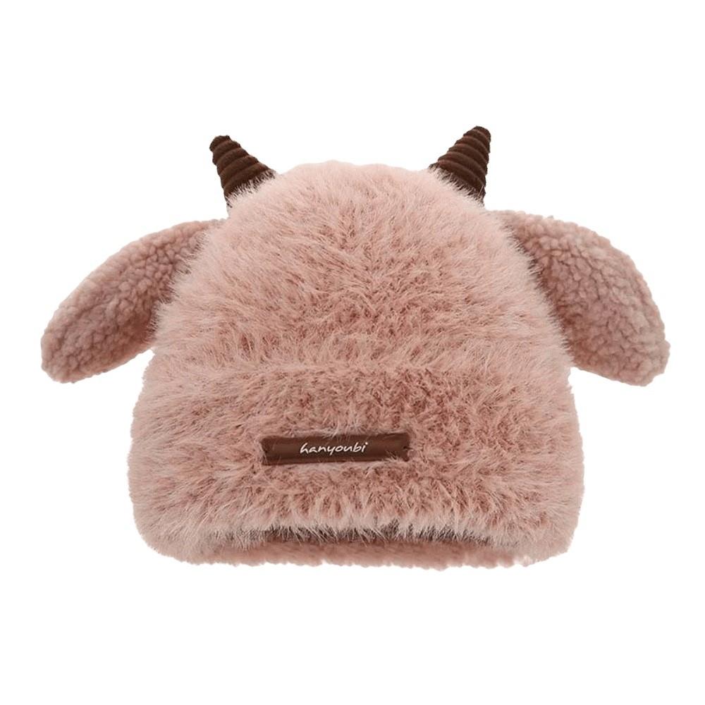 Thick Fleece Baby Winter Hat Sheep Styling Toddler Earflap Caps Soft Plush Bonnet Birthday Present