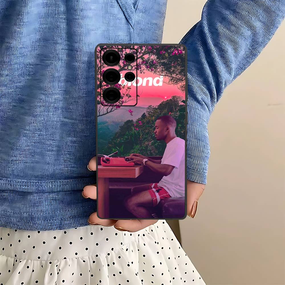 Album F-Frank O-Ocean Rap Phone Case For Samsung S 24 Fe 25 Ultra Plus 20 Lite 21 30 22 23 24 22 Ultra 5G Fundas