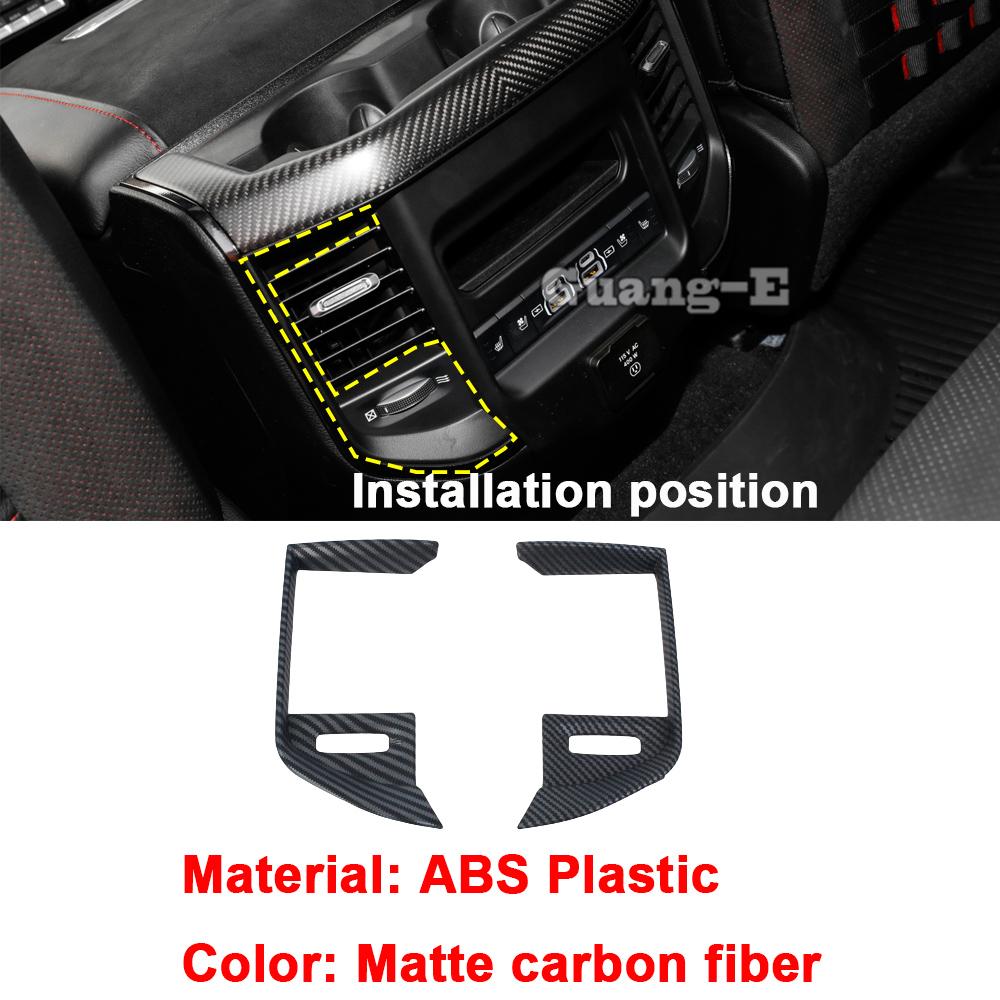 For Dodge Ram 1500 TRX   2024 ABS Steering Wheel Frame Dashboard Armrest Handle Panel Air Outlet Vent Trim Gear