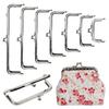 Rustproof Metal Purse Frame Kiss Clasp Vintage Bag Lock Hardware for Handmade Clutch Wallet Production