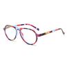 +1.0 ~+4.0 New Style Floral Reading Glasses Anti Blue Light Function Spring Eyeglass Legs HD Glasses for The Elderly