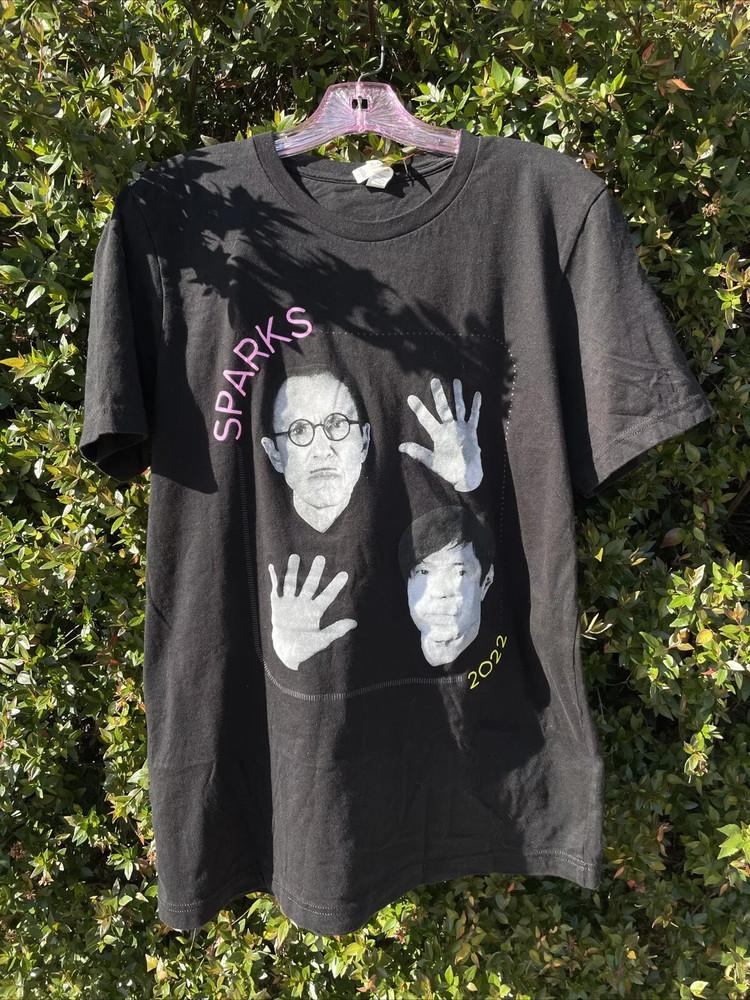 Sparks Band 2022 Tour Black Cotton T Shirt Full Size S-5XL Unisex T-Shirt XL